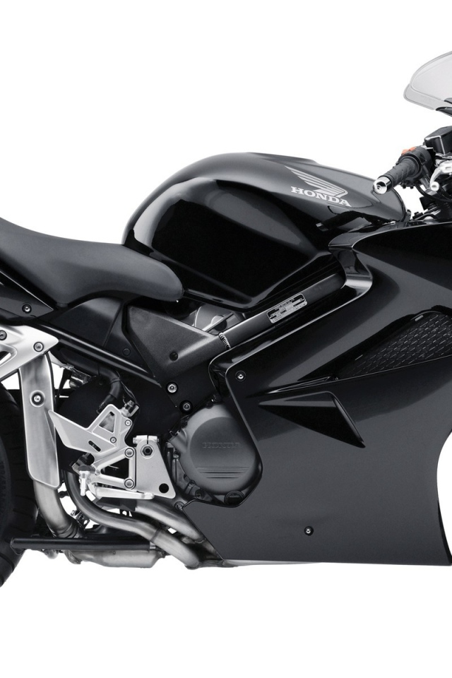 Мотоцикл Honda перехватчик черный