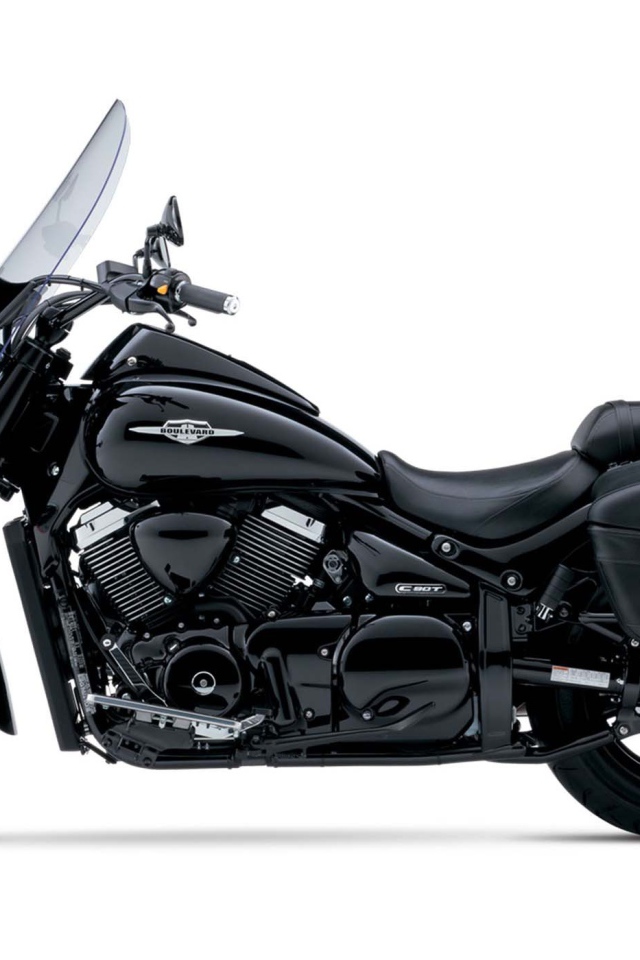 Красивый мотоцикл Suzuki Boulevard S 40