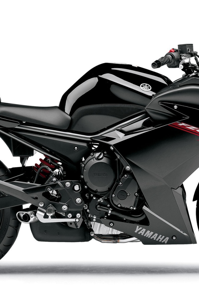 Черный Yamaha fz6r