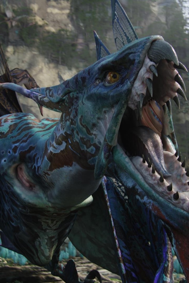 Голубой ящер из Аватар