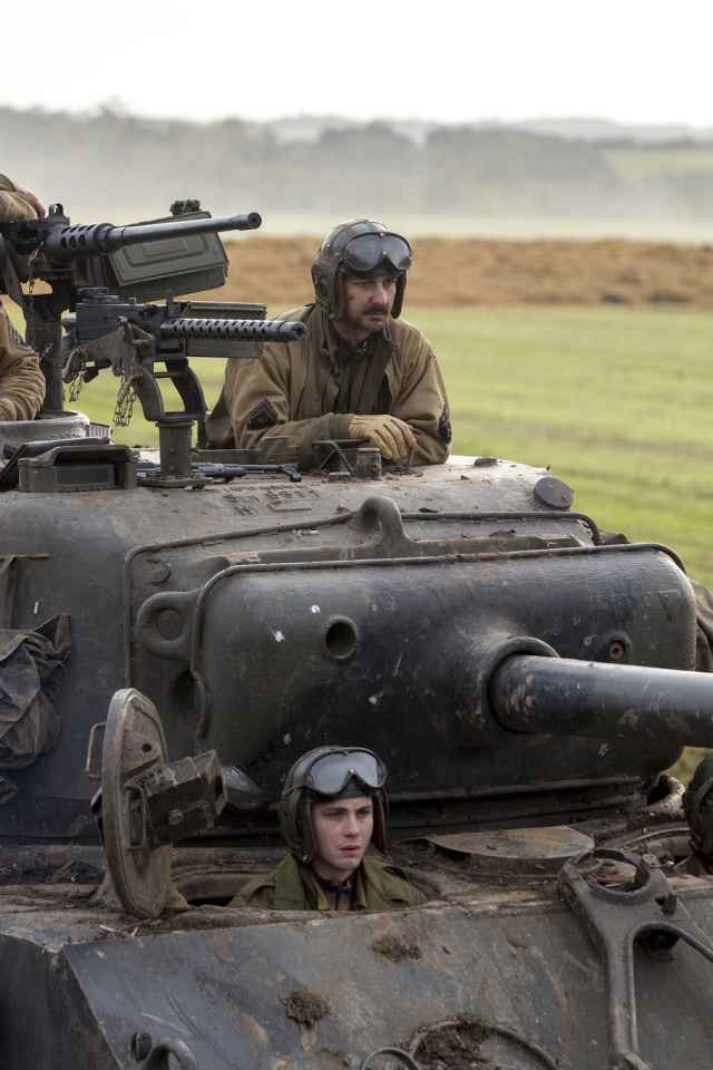 Брэд Питт в фильме Ярость