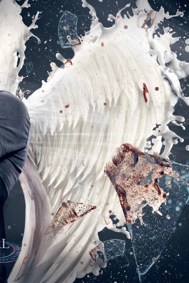 Дин с крыльями из сериала Сверхъестественное