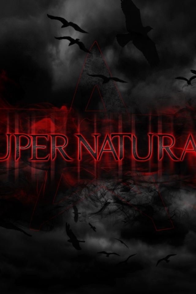 Мрачный постер сериала Сверхъестественное