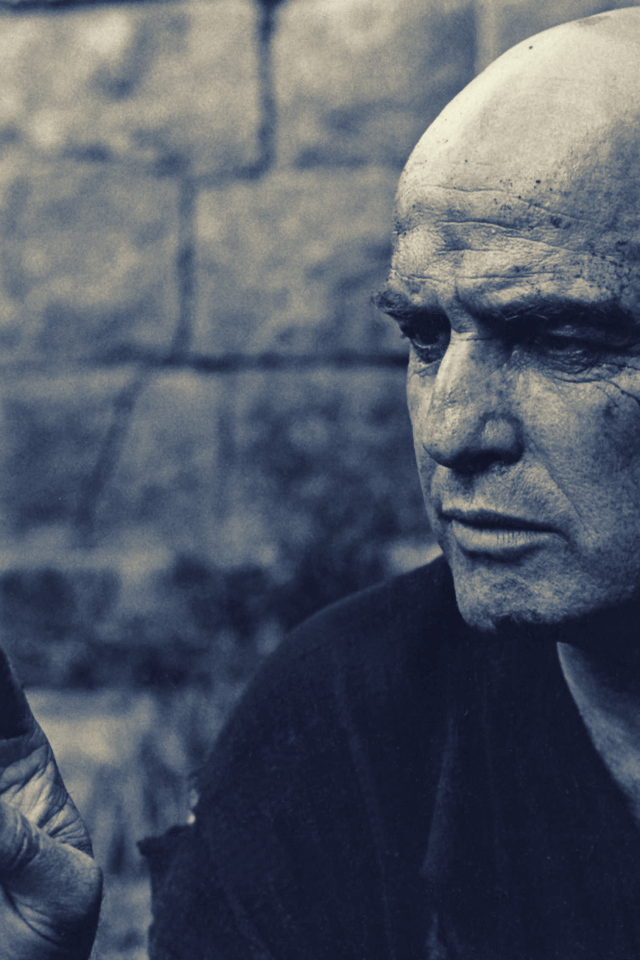 Marlon Brando in the film Apocalypse now