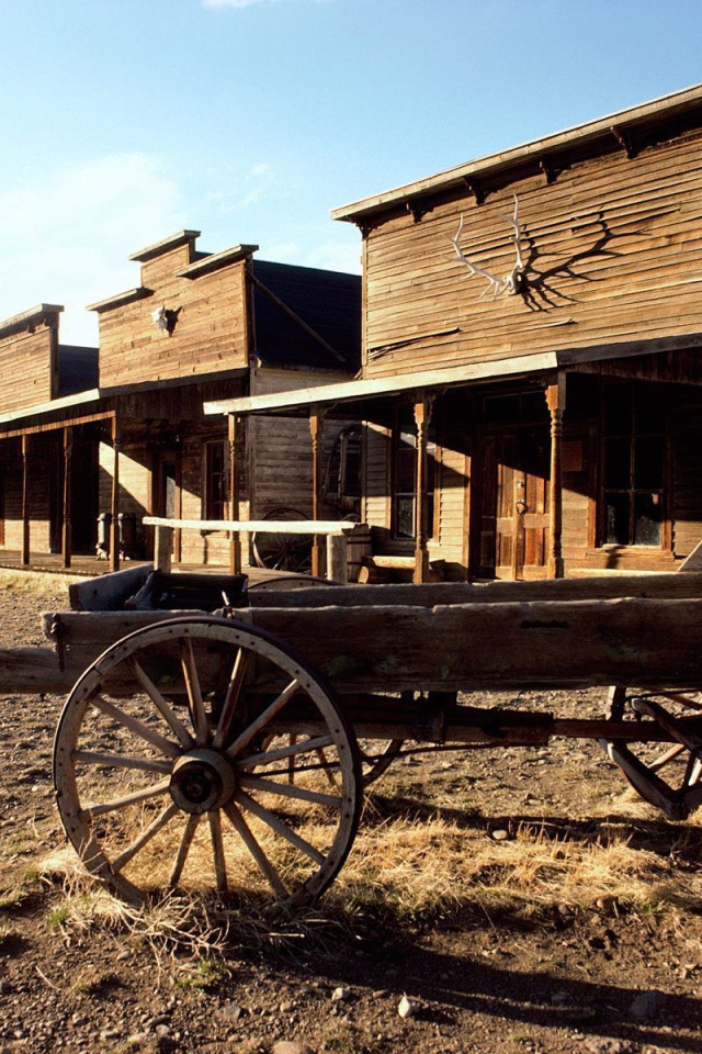 Деревня из вестерна