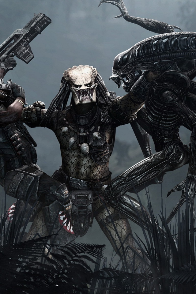 Битва чужого и хищника