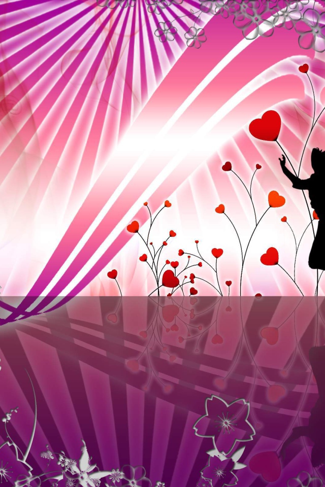 Пара танцует абстрактный танец