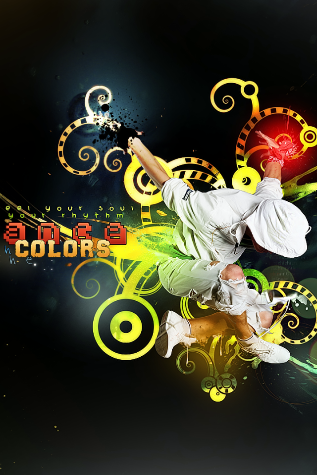 Танец в ярких красках
