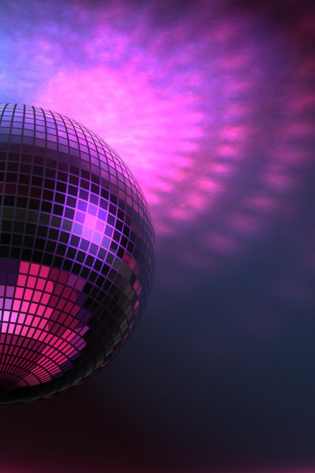 Шар на потолке дискотеки