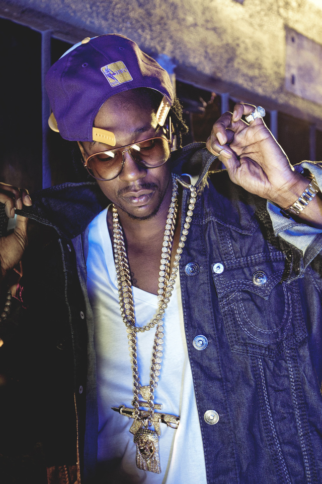 Рэпер перед выступлением