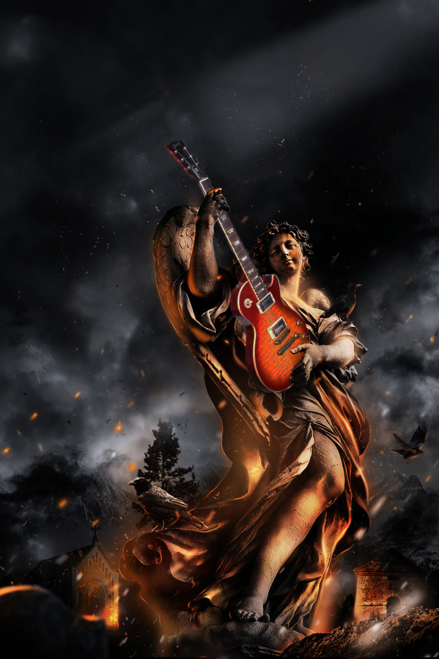 Муза с гитарой
