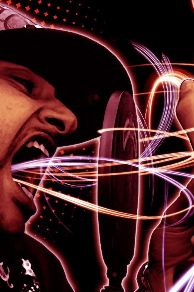 Певец в студии