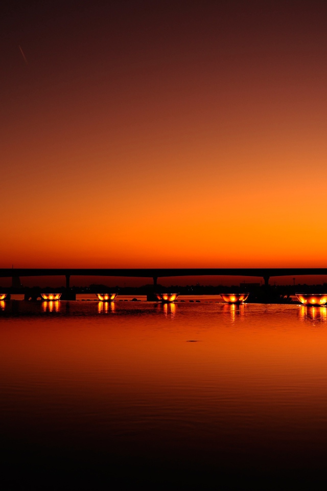 Дубай ночью