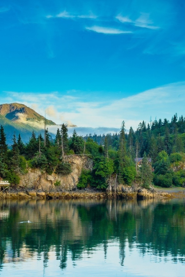 Деревня и пристань