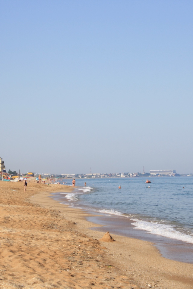 Золотой пляж на Азовском море