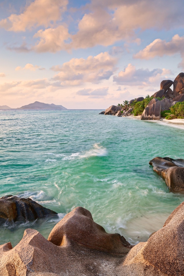 Пляж на Сейшелах 