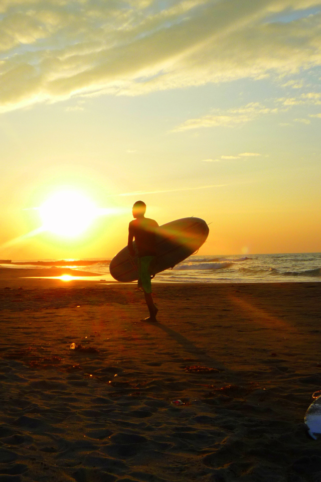 Утро на пляже