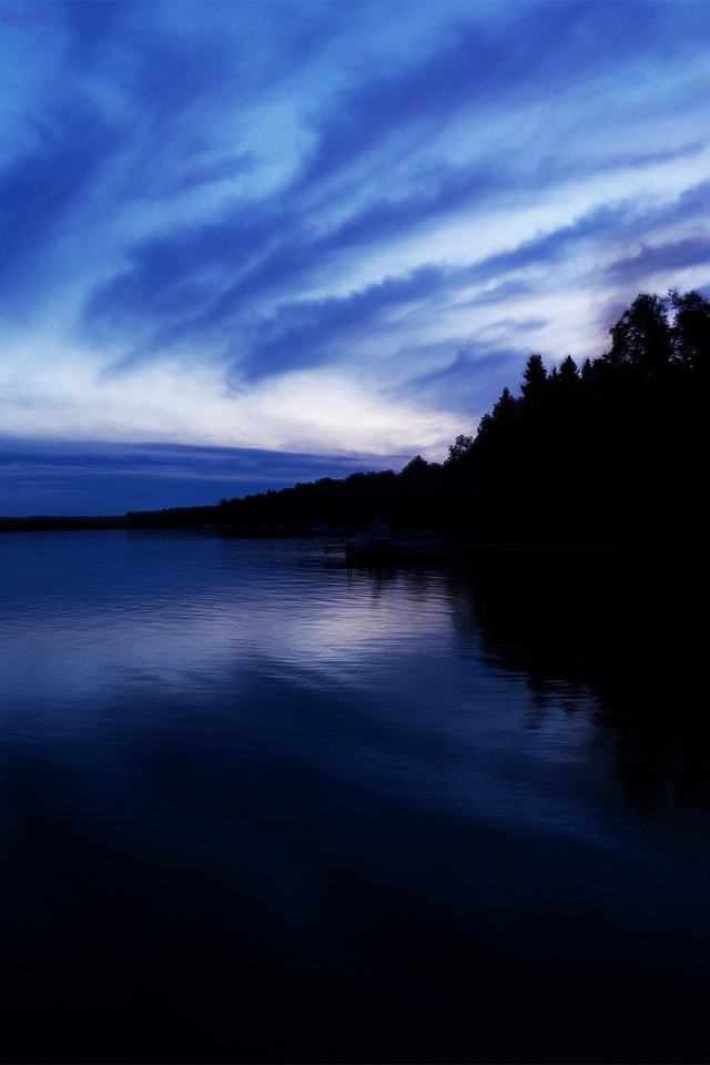 Вечерняя синева