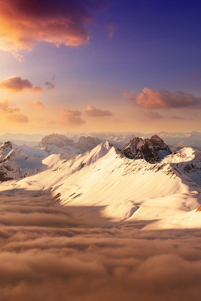 Горы выше облаков