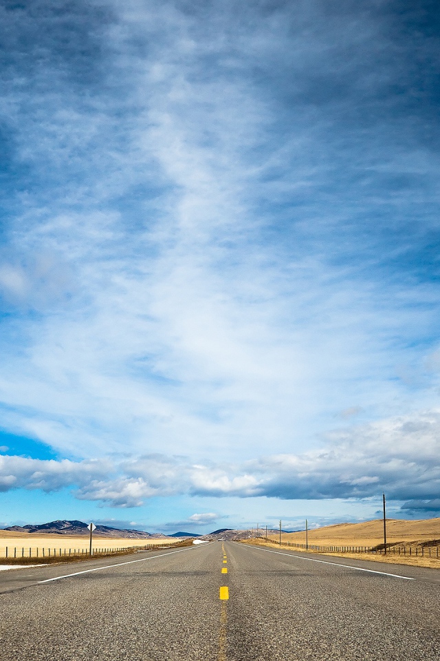 Дорога и небо