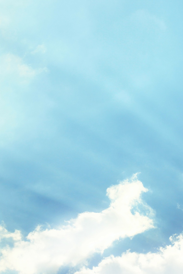 Сияние солнца в небе