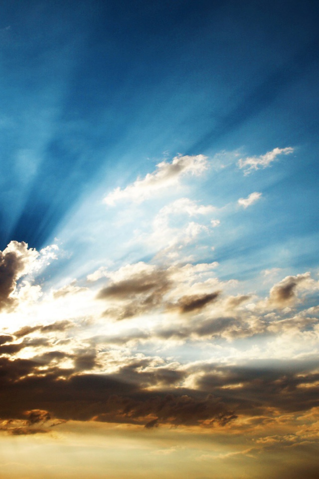 Лучи солнца