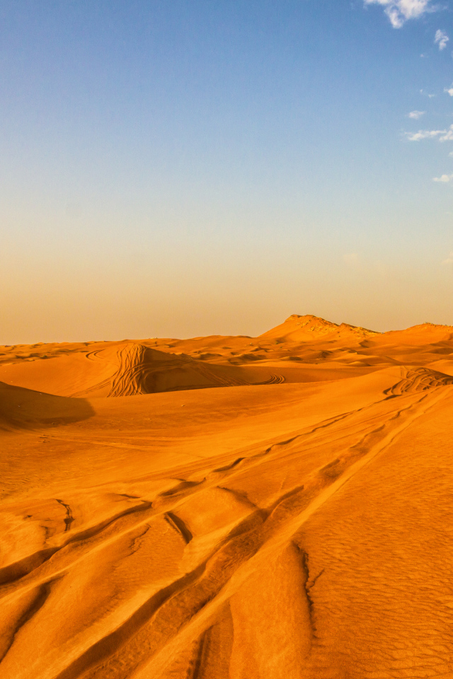Во время сафари тура по пустыне в Дубае