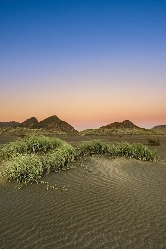 Серый пейзаж пустыни