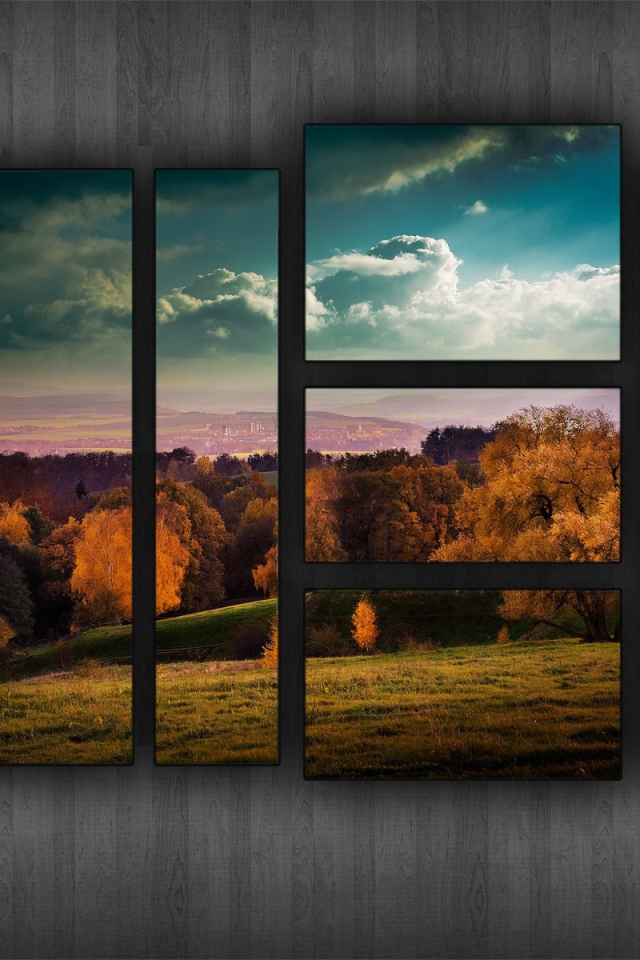 Витраж в природу