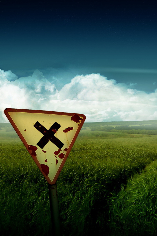 Знак на поле