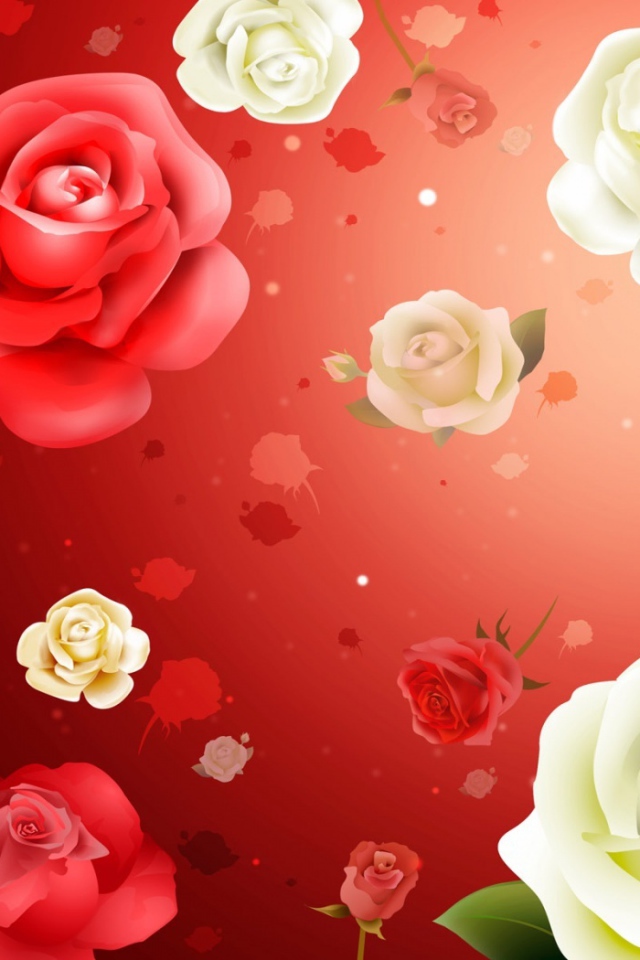 Обои с розами