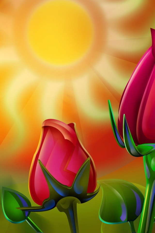 Солнечная роза