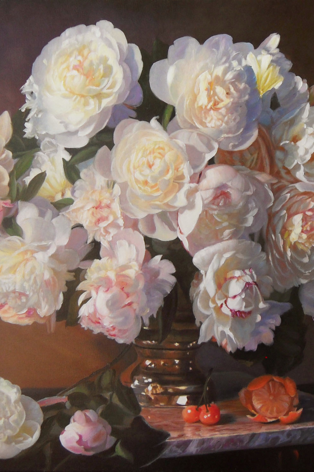 Букет пионов