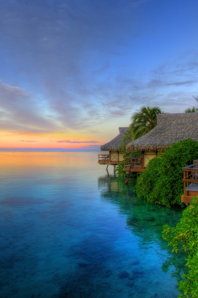 Закат на острове