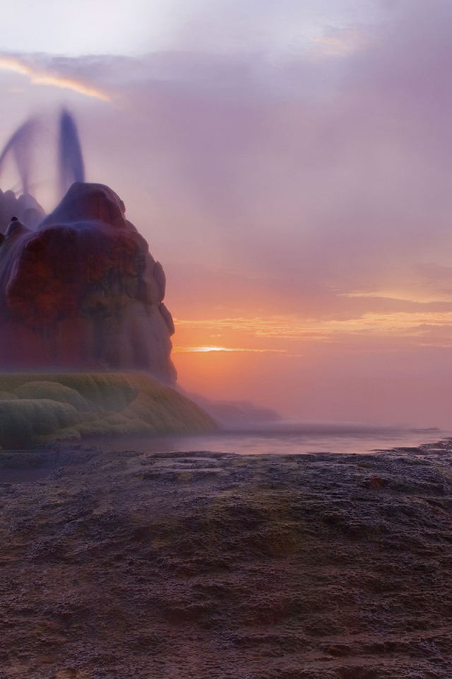 Гейзеры на горе