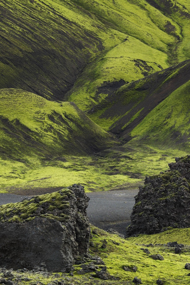 Зеленые горы Исландии