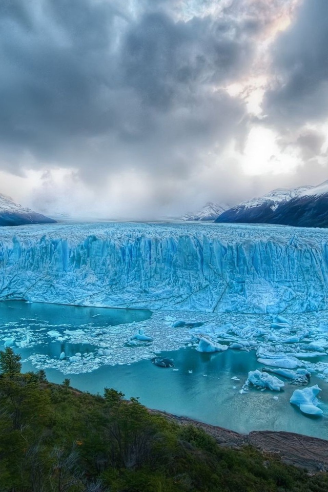 Горный ледник в Аргентине