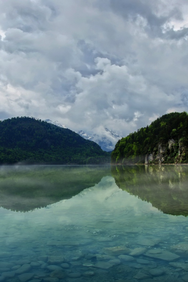 Туман над озером