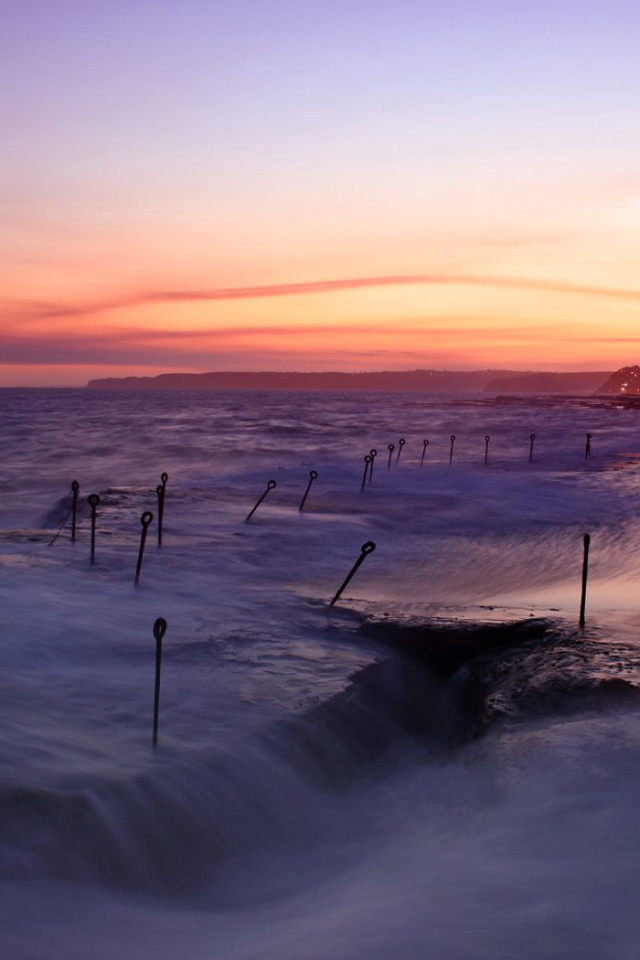 Берег во время шторма