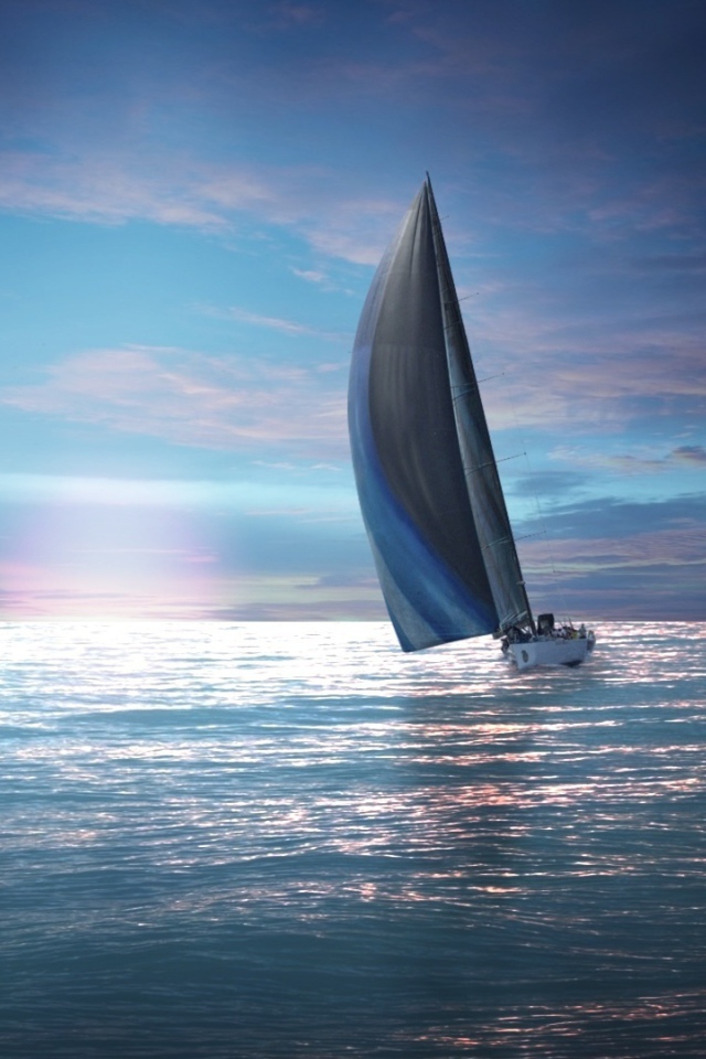 Плывущий корабль