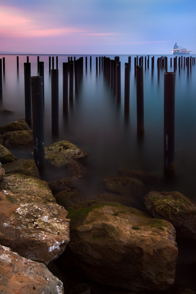 Море перед восходом солнца