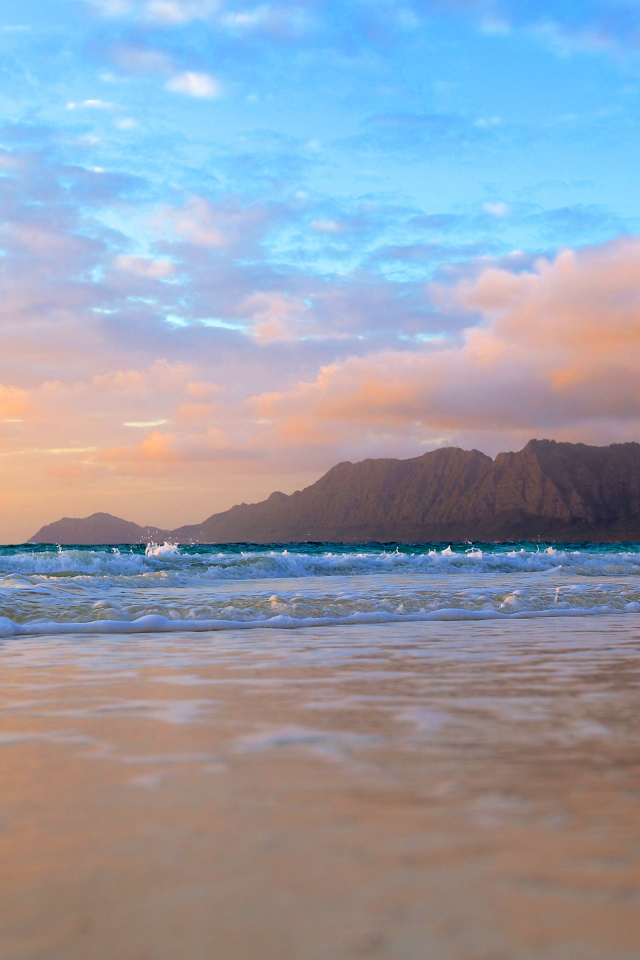 Море и чудесный рассвет