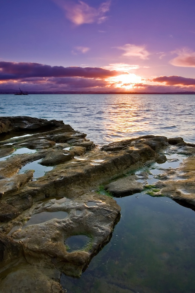 Закат в Окленде