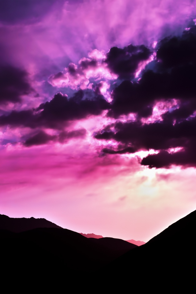 Фиолетовый закат