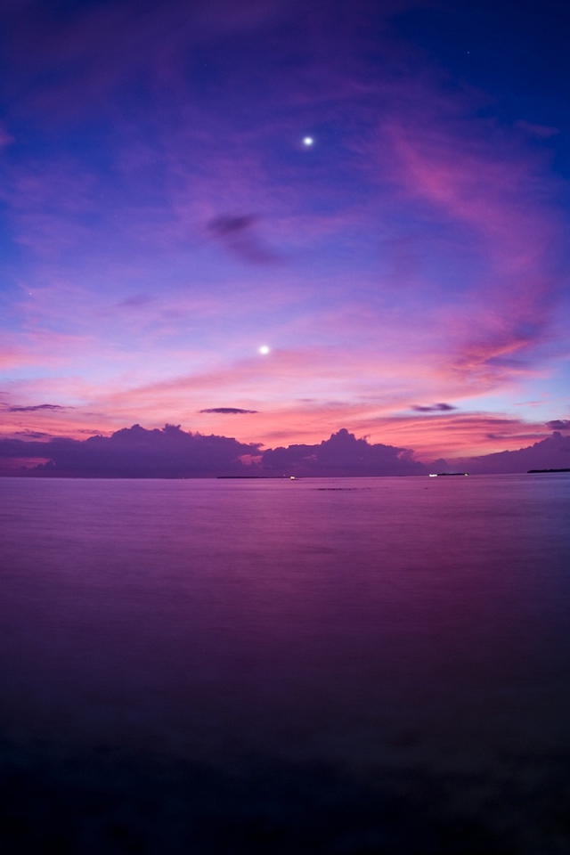 Фиолетовый закат