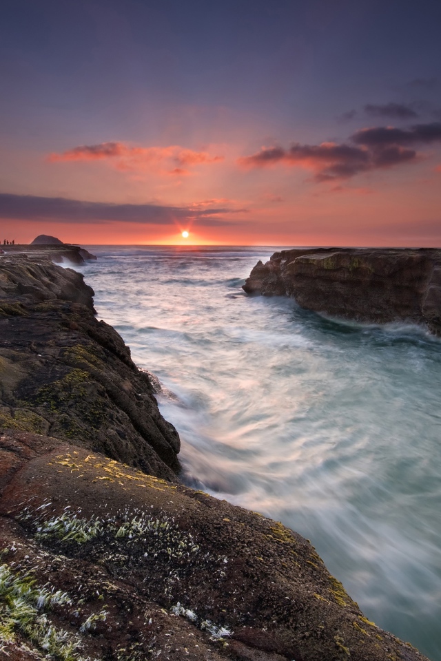 Закат на пляже Мурива