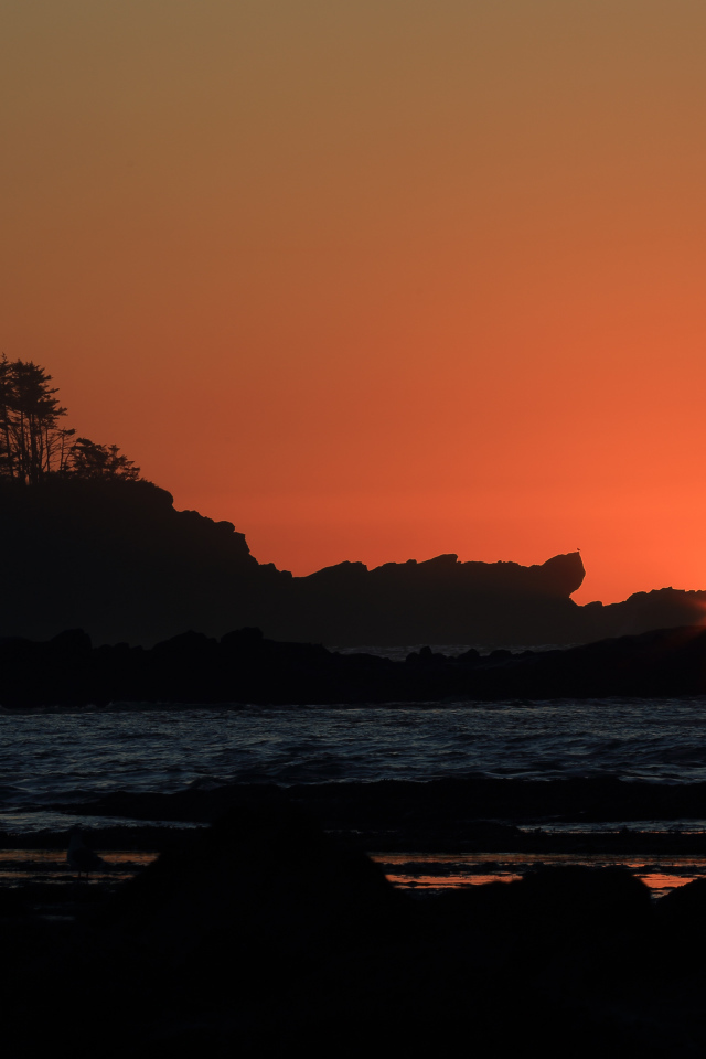 Закат в Кус-Бэй Орегон, США