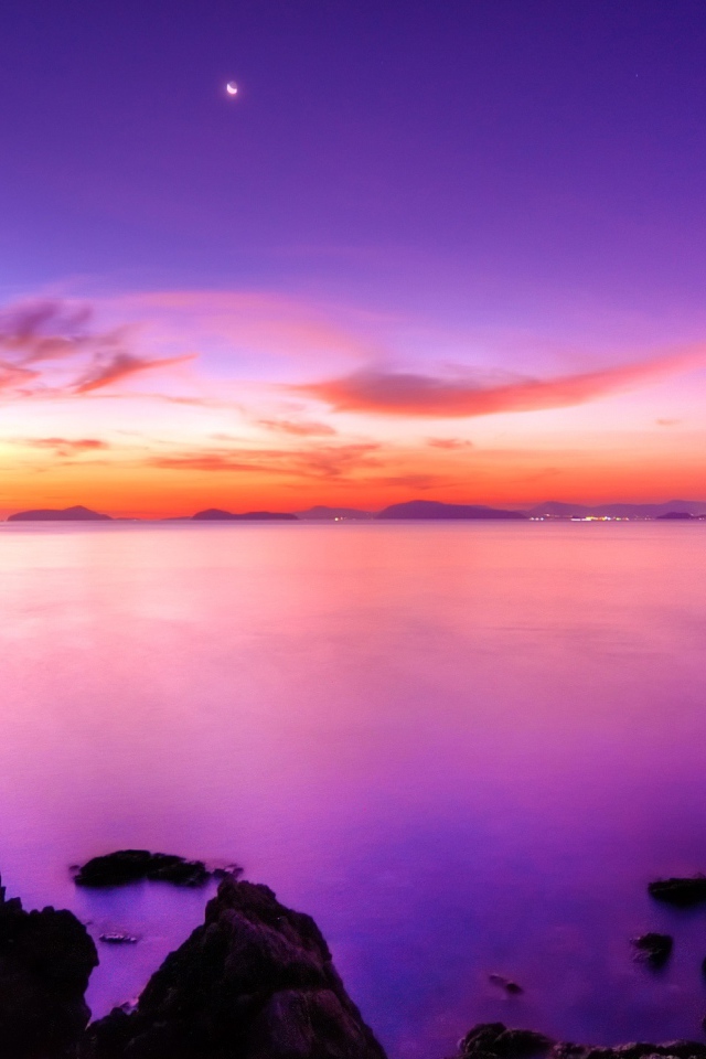 Розовый закат 