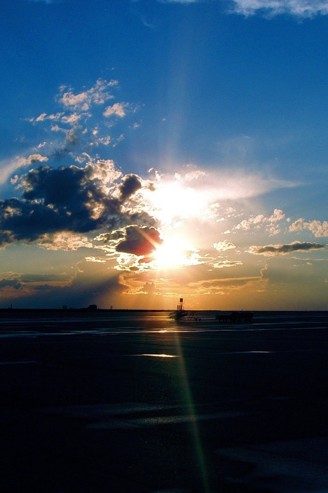 Красота природы при закате