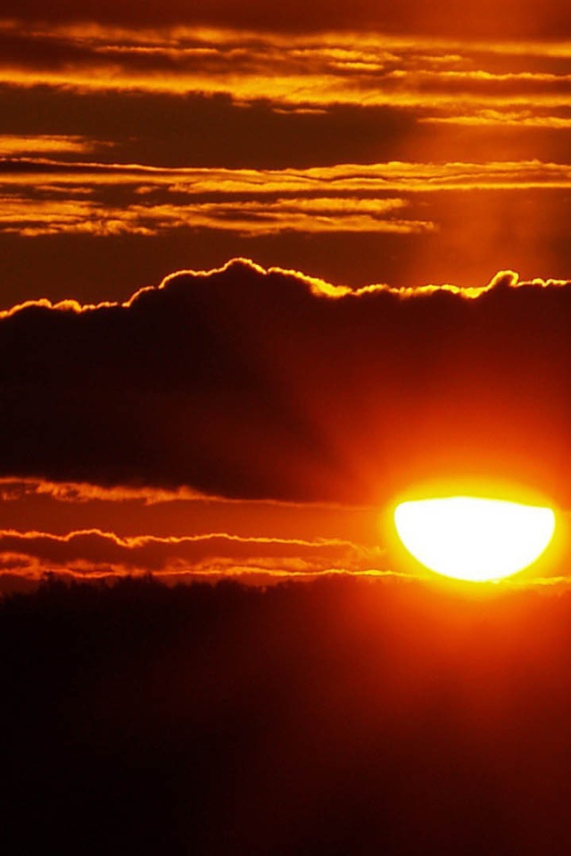 Солнце закрытое тучей